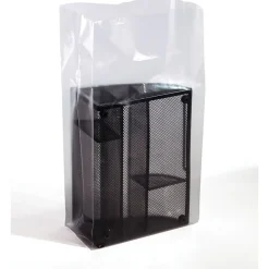 SI Products 10" x 8" x 20" Gusseted Poly Bags, 3 Mil, Clear, 500/Carton (1725)* Gusseted Poly Bags