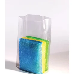 SI Products 4" x 2" x 12" Gusseted Poly Bags, 1 Mil, Clear, 1000/Carton (1350)* Gusseted Poly Bags