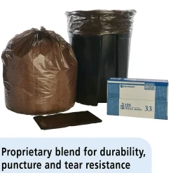 AbilityOne 33 Gallon Industrial Trash Bag, 33