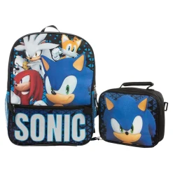 Backpacks<Accessory Innovations Sonic the Hedgehog Backpack Set, Multicolor (B22SH54175-ST)