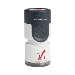 Accu-Stamp Pre-Inked Stamp, Check Mark, Red Ink (035658) Discount