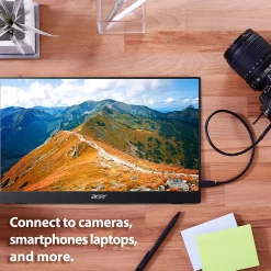 Acer 15.6" FHD 60Hz LED Portable Business Monitor with AMD FreeSync Technology, Black (PM161QBBMIUUX)* Flat Monitors