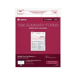 New 2024 1096 Summary Tax Form, 10/Pack (STAX1096-24) Tax Forms