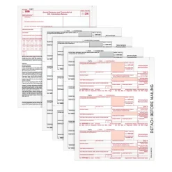 2024 1099-NEC 4-Part Laser/Inkject Tax Forms and software, 50/pack (6103NECQ) Tax Forms