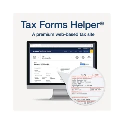 New 2024 1099-NEC Tax Form with e-files and Access to Tax Forms Helper, 4-Part, 3-Up, Copy A, 1, B, 2, 24/Pack Tax Forms