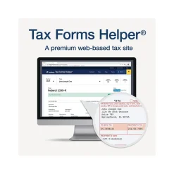 Discount 2024 1099-R Tax Form with Access to Tax Forms Helper, 5-Part, 2-Up, Copy A, 1, B, 2, 10/Pack (STAX5R-24) Tax Forms