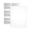 Best 2024 W-2 3-up Employee Copy Blank Front with Copy B Backers, 100 sheets/pack (LW23UPALTB100) Tax Forms