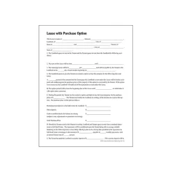 Hot Carbon Rental Applications, 8.5" x 11", 4 Sets/Book (LF237) Business Forms