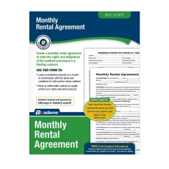 Carbon Rental Applications, 8.5" x 11", (LF255) Business Forms