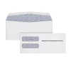 Adams Gummed W-2 Double Window Envelope, 3 7/8" x 8 1/4", White, 100/Pack (DW3ALT100)* Business