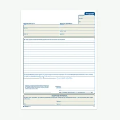 2-part carbonless Proposal Book, 8 3/8" x 11 7/16", 25 Sets/Book (D8118) Business Forms