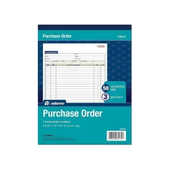 Outlet 3-Part Carbonless Purchase Order, 10.69