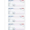 Clearance 3-Part Carbonless Receipt Book, 10.88" x 7.63", 100 Sets/Book (TC1182) Accounting & Record Journals
