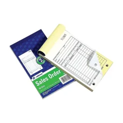 Outlet 2-Part Carbonless Sales Orders, 4.17"L x 7.2"W, 50 Sets/Book, 10/Box (DC4705-10) Business Forms