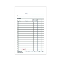 Online 2-Part Carbonless Sales Orders, 5.63"L x 3.34"W, 50 Sets/Book, 10/Pack (DC3510) Business Forms
