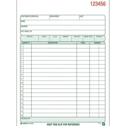 New 2-Part Carbonless Sales Orders, 8.44" x 5.56", 50 Sets/Book (RDC5805) Business Forms