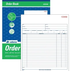 Hot 2-Part Carbonless Work Orders, 8.375" x 10.4375", 50 Sets/Book (DC8100) Business Forms