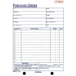 Best 3-Part Carbonless Work Orders, 5 9/16" x 8 7/16", 50 Sets/Book (TC5831) Business Forms