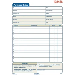 Discount 3-Part Carbonless Work Orders, 8.44" x 5.56", 10 Sets/Book, /Box (TC5831-10) Business Forms