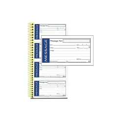 Adams 2-Part Write 'N Stick Message Pad, 5.25" x 11", White, 25 Sheets/Pad (SC1153WS) Hot