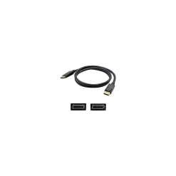 Usb Cables<AddOn DISPLAYPORT1F 1' DisplayPort Cable, Black