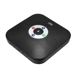 Office Phones & Conferencing<Adesso 360° Xtream S8 Conference Call Bluetooth/Wired Speaker with Microphone and USB 3.0 Hubs, Black