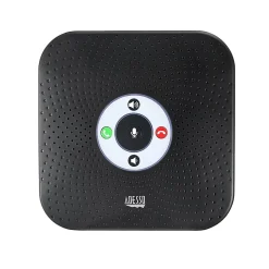 Office Phones & Conferencing<Adesso 360° Xtream S8 Conference Call Bluetooth/Wired Speaker with Microphone and USB 3.0 Hubs, Black