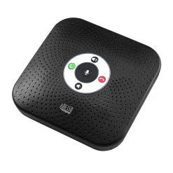 Office Phones & Conferencing<Adesso 360° Xtream S8 Conference Call Bluetooth/Wired Speaker with Microphone and USB 3.0 Hubs, Black