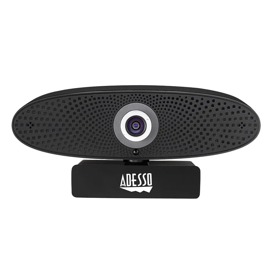 Adesso CyberTrack C100 HD 3840 x 2160 Webcam, 8 Megapixel, Black (Cybertrack C100)* Webcams