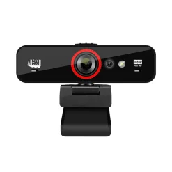 Adesso CyberTrack F1 HD 1920 x 1080 Webcam, 2.1 Megapixel, Black (CyberTrack F1)* Webcams