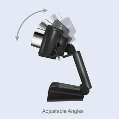 Adesso CyberTrack HD 1920 x 1080 USB Webcam with Built-in Microphone, TAA Compliant, 2.1 Megapixels, Black (CyberTrack H4-TAA)* Webcams