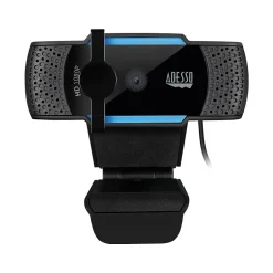 Adesso CyberTrack HD 1920x1080 Webcam, 2.1 Megapixels, Black/Blue (CYBERTRACKH5-TAA)* Webcams