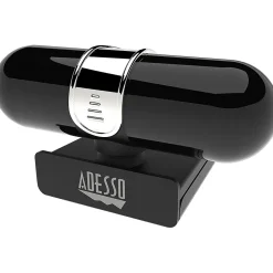 Adesso CyberTrack HD 2560x1440 Webcam, 4 Megapixels, Black/Silver (CYBERTRACKH7)* Webcams