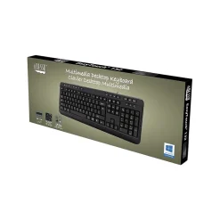 Adesso EasyTouch Wired Keyboard, Black (AKB-132HB)* Keyboards
