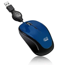 Adesso iMouse S8L Ambidextrous Optical USB Mouse, Blue/Black (IMOUSE S8L)* Mice