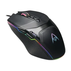 Adesso iMouse X5 Illuminated Seven-Button Gaming Mouse, USB 2.0, Left/Right Hand Use, Black* Mice