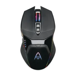 Adesso iMouse X50 Series Gaming Mouse with Charging Cradle, 2.4 GHz Frequency/33 ft Wireless Range, Left/Right Hand Use, Black* Mice