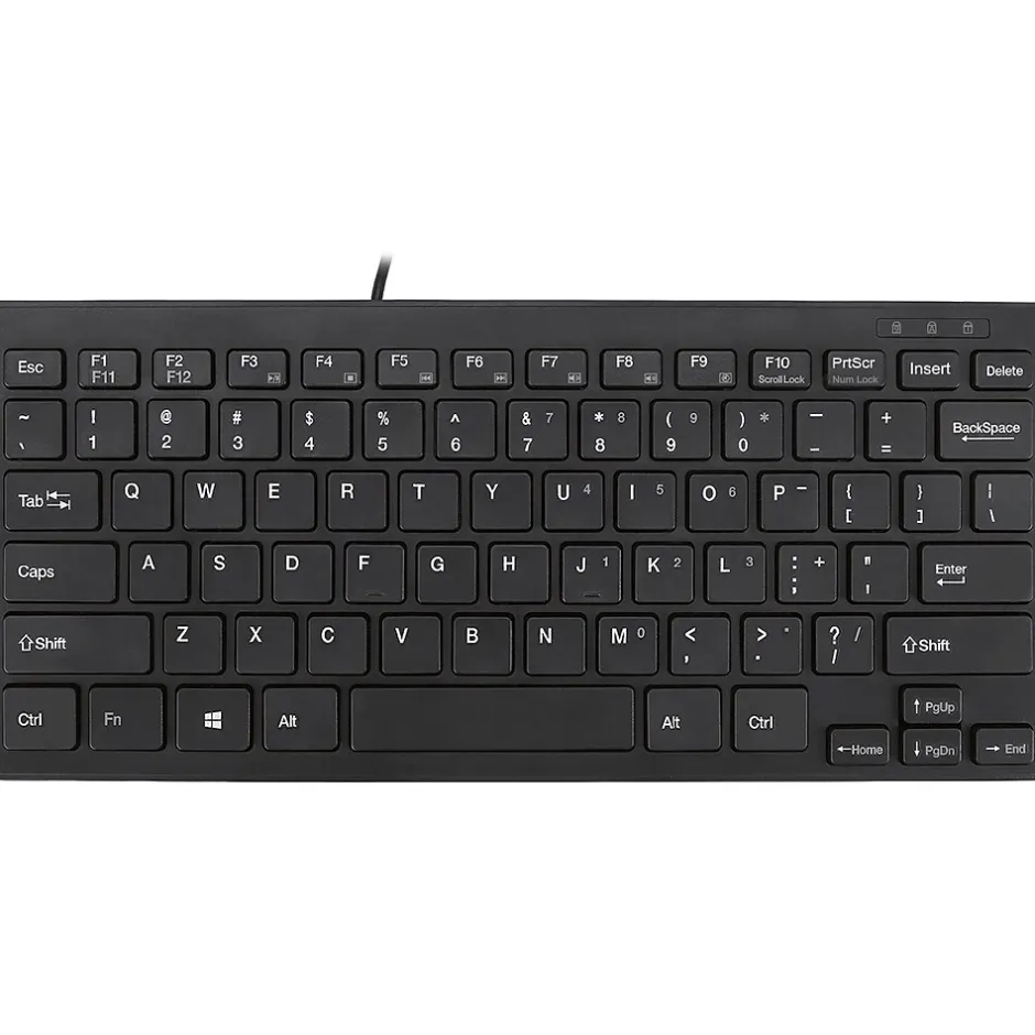 Adesso SlimTouch Mini Wired Gaming Keyboard, Black (AKB-111UB)* Keyboards