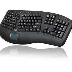 Adesso Tru-Form Wireless Keyboard, Black (WKB-4500UB)* Ergonomic Keyboards