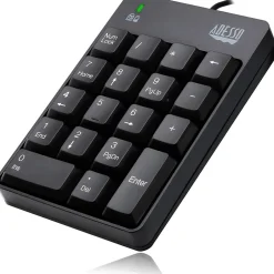 Adesso Wired Keypad, Black (AKB-601UB)* Keyboards