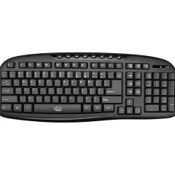Adesso Wireless Keyboard and Optical Mouse Combo, Black (WKB-1330CB)* Keyboards