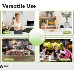 AdirHome Acrylic Laptop/Monitor Stand, Clear (516-CLR)* Monitor Mounts & Stands