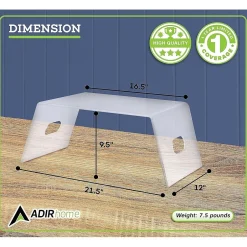 AdirHome Acrylic Laptop/Monitor Stand, Clear (516-CLR)* Monitor Mounts & Stands
