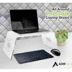 AdirHome Acrylic Laptop/Monitor Stand, Clear (516-CLR)* Monitor Mounts & Stands