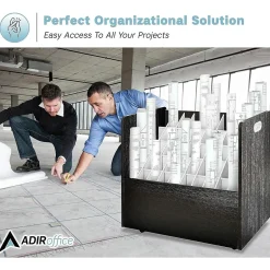 50-Slot Mobile Roll File, 28.5