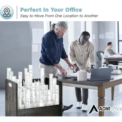 Clearance 50-Slot Mobile Roll File, Lockable, 28.5