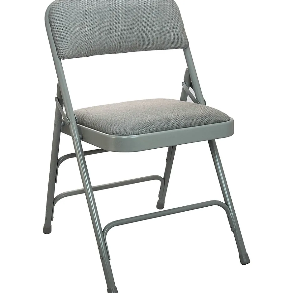 Gray Padded Folding Chairs, 4/Pack (DPI903F-GG-4) Folding & Stacking