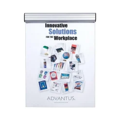 Discount Grip-A-Strip Display Rail, 9”L x 1.5”H, Satin Alumin Finish (1500) Bulletin