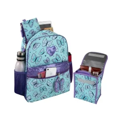 Backpacks<A.D.Ventures Backpack Set, Butterfly, Multicolor (2143STA)