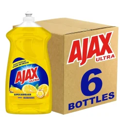 Ajax Ultra Super Degreaser Dish Soap, Lemon Scent, 52 fl. oz. (149861)